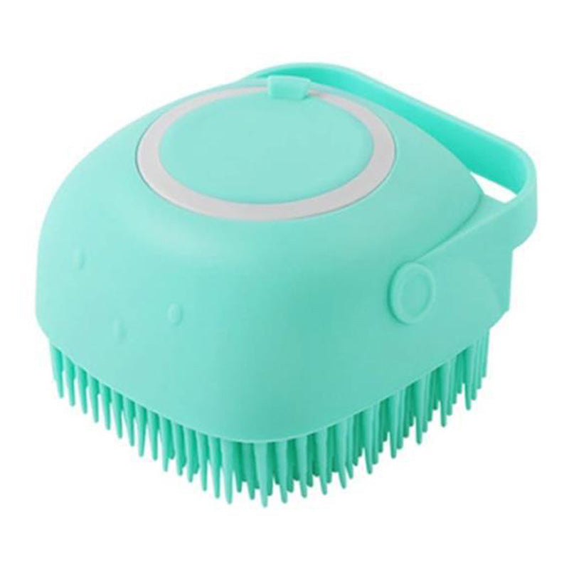 Silicone Dog Bath Brush – Gentle Cleaning & Massage for Pets