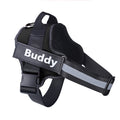 Adjustable Reflective Dog Harness with Custom Name Patch