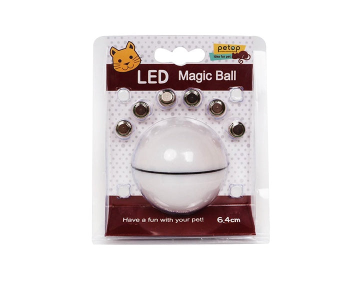 LED Laser Electronic Rolling Pet Toy Ball – Interactive Fun & Exercise for Cats
