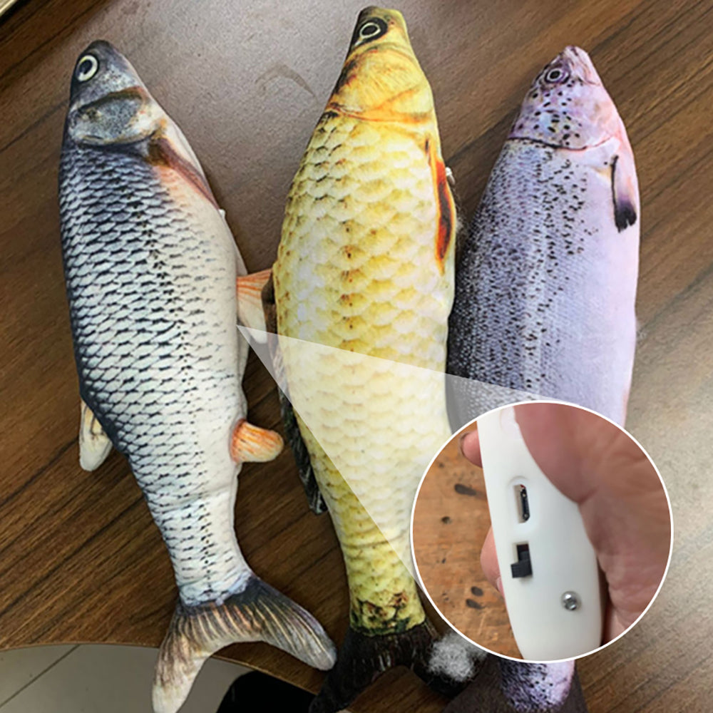 Interactive Electric Jumping Fish Toy for Fun and Active Cat Playtime