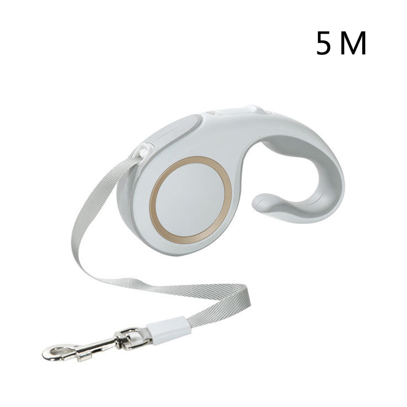 Automatic Retractable Dog Leash with 5M Flexible Walking and Training Rope