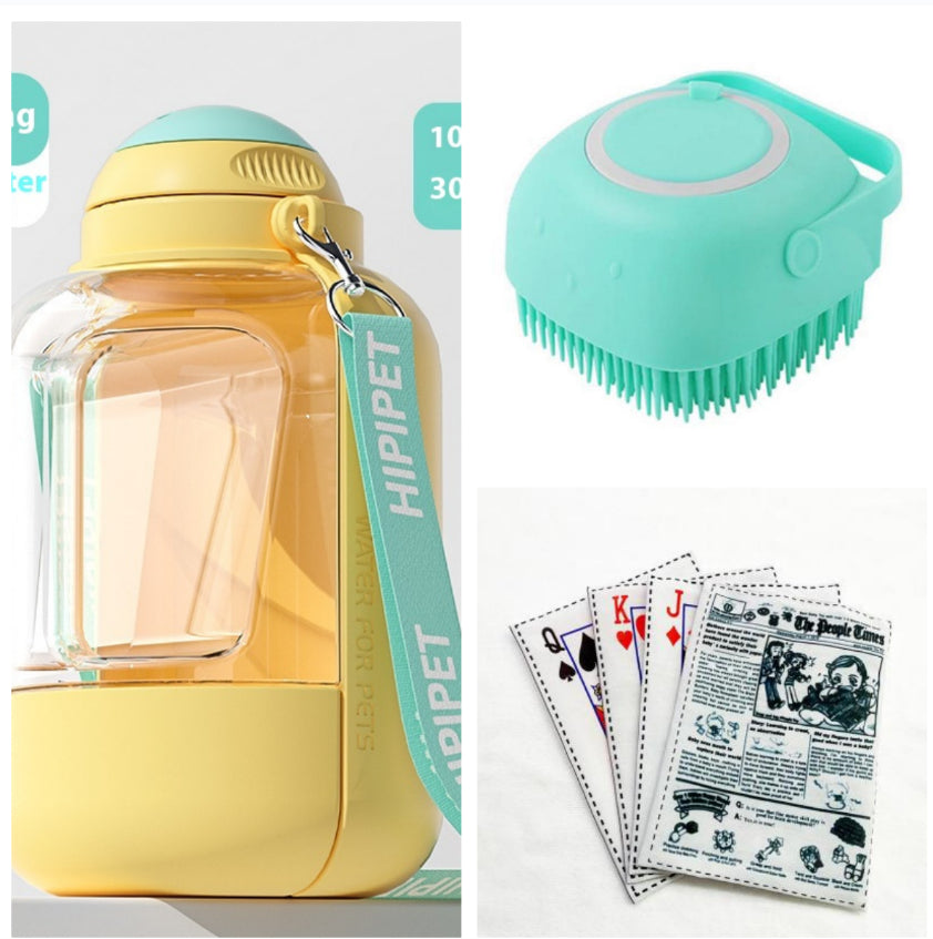 Silicone Dog Bath Brush – Gentle Cleaning & Massage for Pets