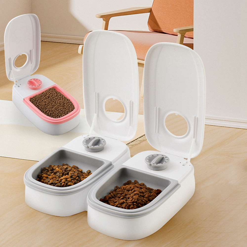 Automatic Smart Pet Feeder – Timer-Controlled Food Dispenser for Cats & Dogs