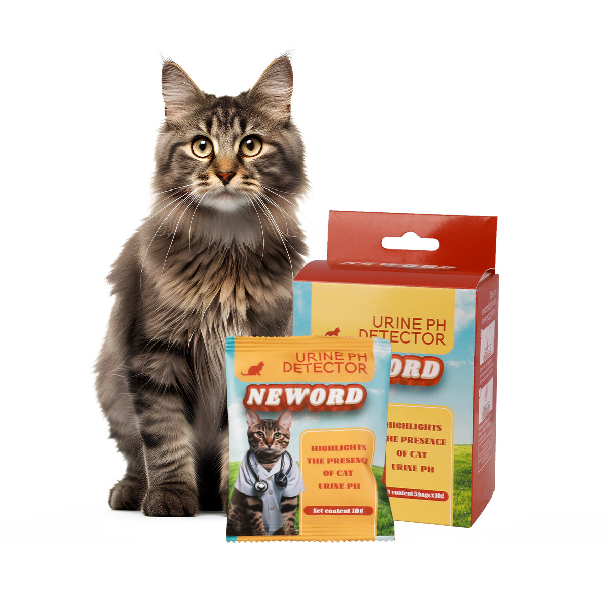 Smart Cat Litter with Health Indicator Particles