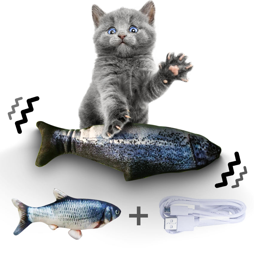 Interactive Electric Jumping Fish Toy for Fun and Active Cat Playtime