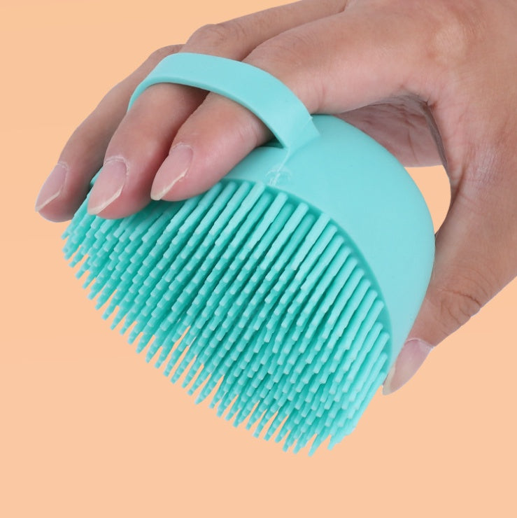 Silicone Dog Bath Brush – Gentle Cleaning & Massage for Pets