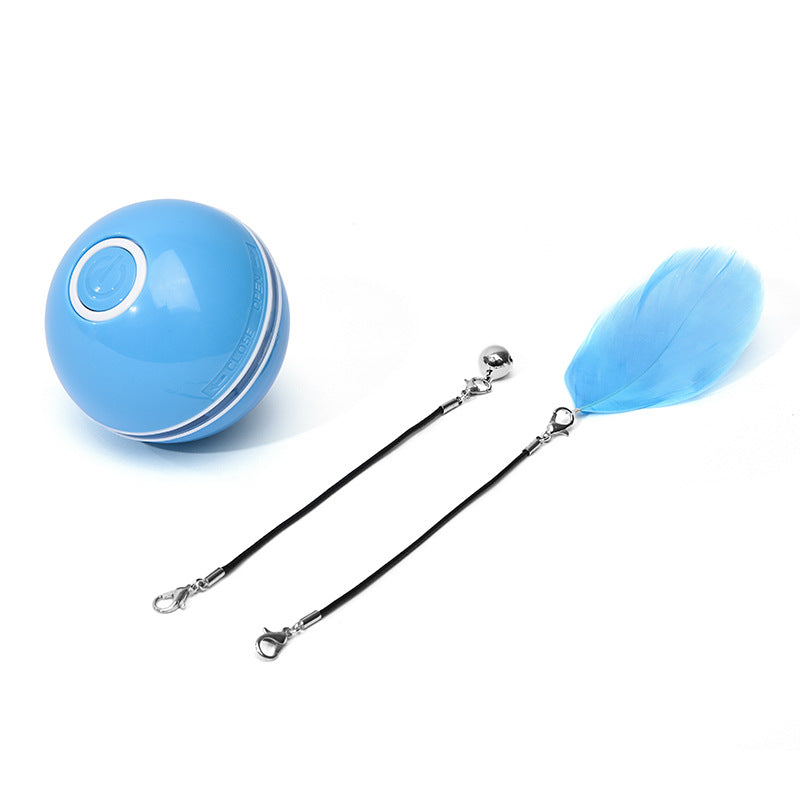 LED Laser Electronic Rolling Pet Toy Ball – Interactive Fun & Exercise for Cats