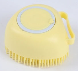 Silicone Dog Bath Brush – Gentle Cleaning & Massage for Pets