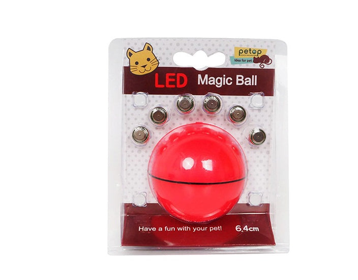 LED Laser Electronic Rolling Pet Toy Ball – Interactive Fun & Exercise for Cats