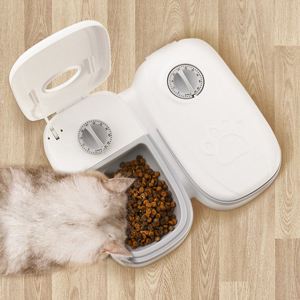 Automatic Smart Pet Feeder – Timer-Controlled Food Dispenser for Cats & Dogs