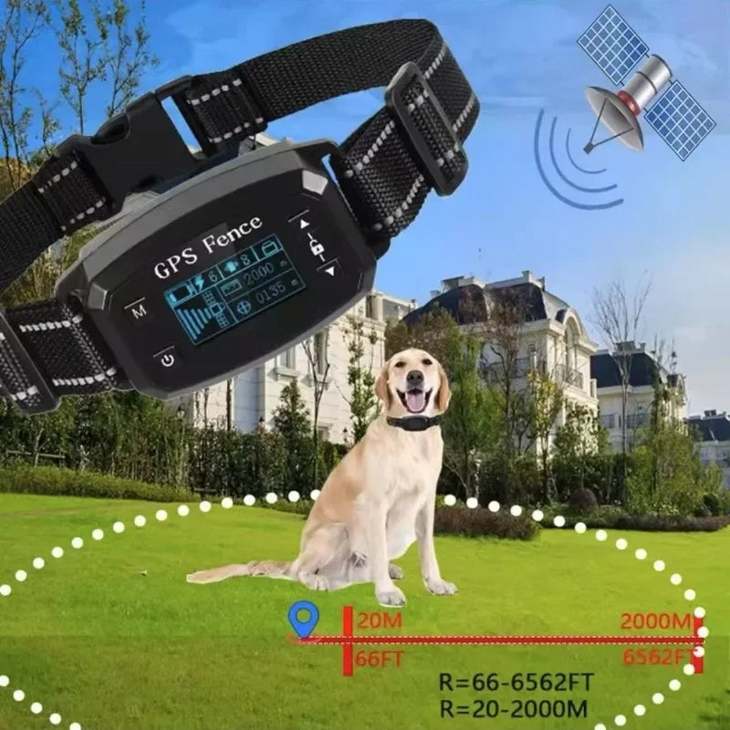 Smart GPS Wireless Pet Fence – Outdoor Training Collar for Dogs