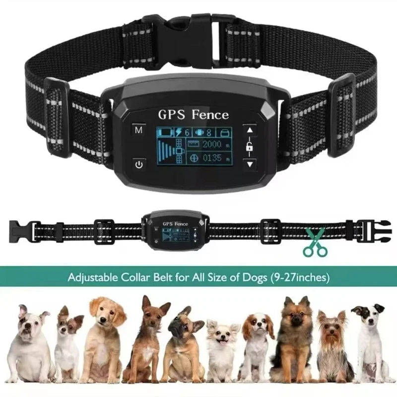 Smart GPS Wireless Pet Fence – Outdoor Training Collar for Dogs