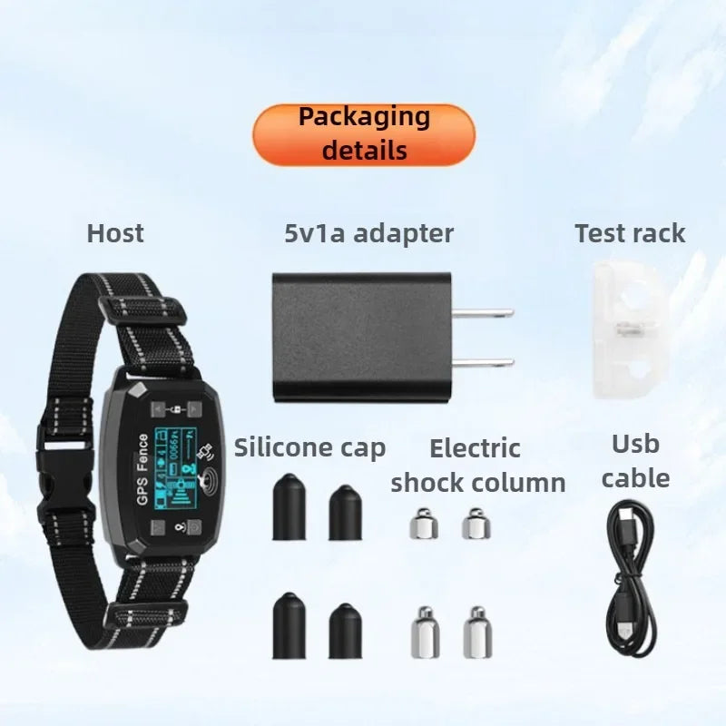 Smart GPS Wireless Pet Fence – Outdoor Training Collar for Dogs