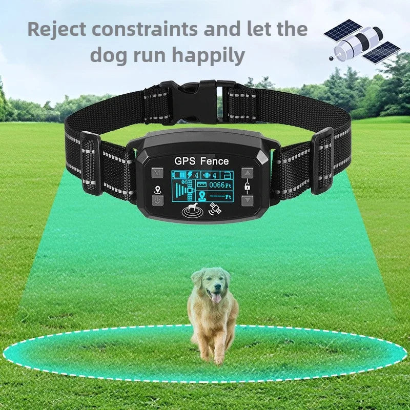 Smart GPS Wireless Pet Fence – Outdoor Training Collar for Dogs