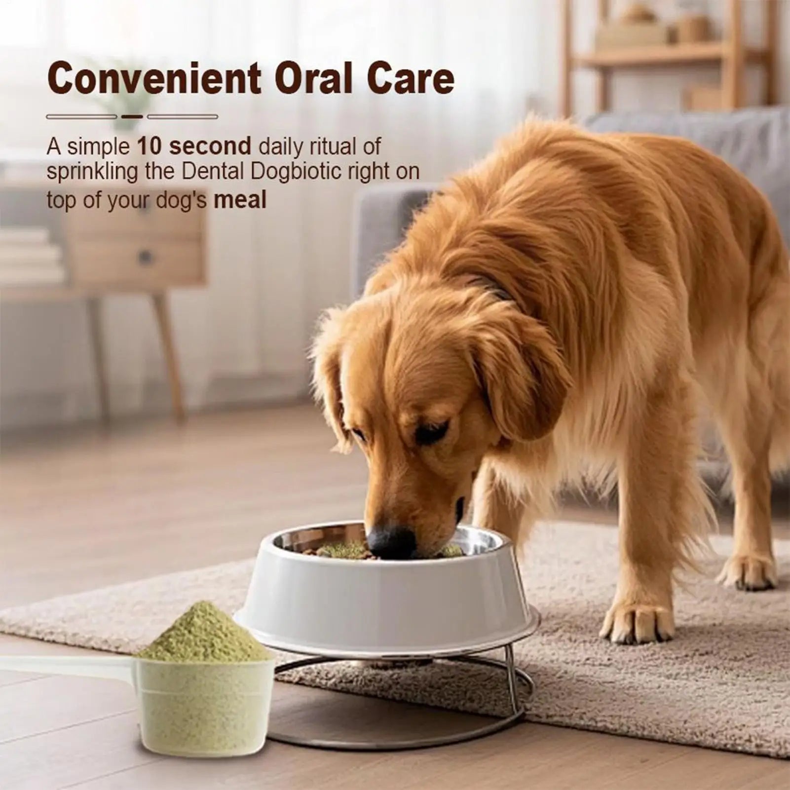 Dog Teeth Cleaning Powder for Fresh Breath and Healthy Gums