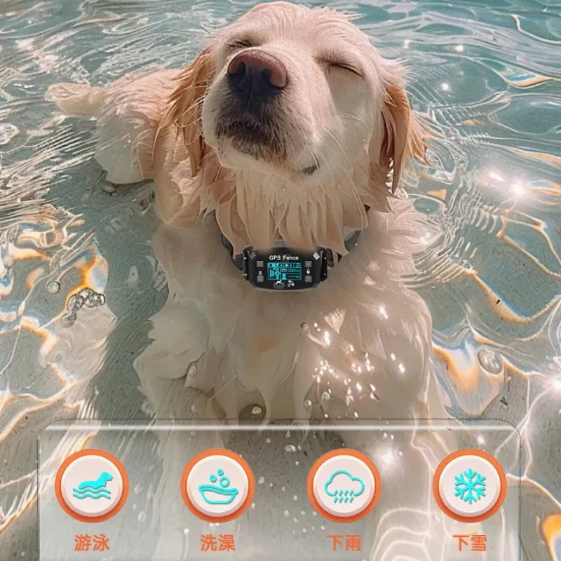 Smart GPS Wireless Pet Fence – Outdoor Training Collar for Dogs