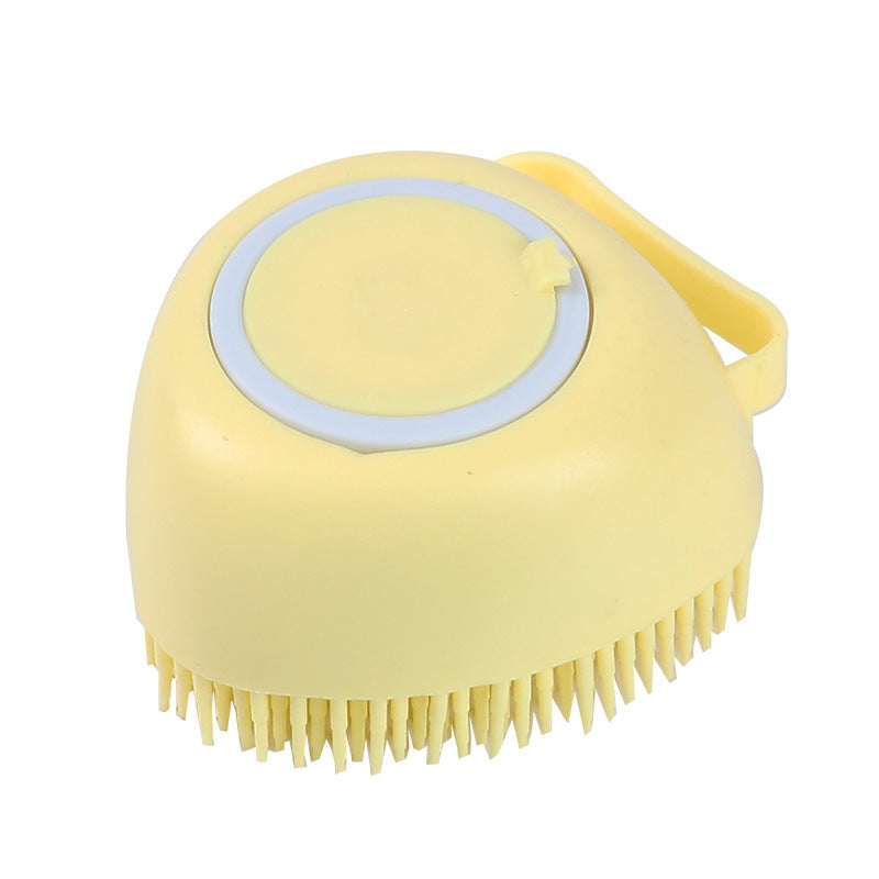 Silicone Dog Bath Brush – Gentle Cleaning & Massage for Pets