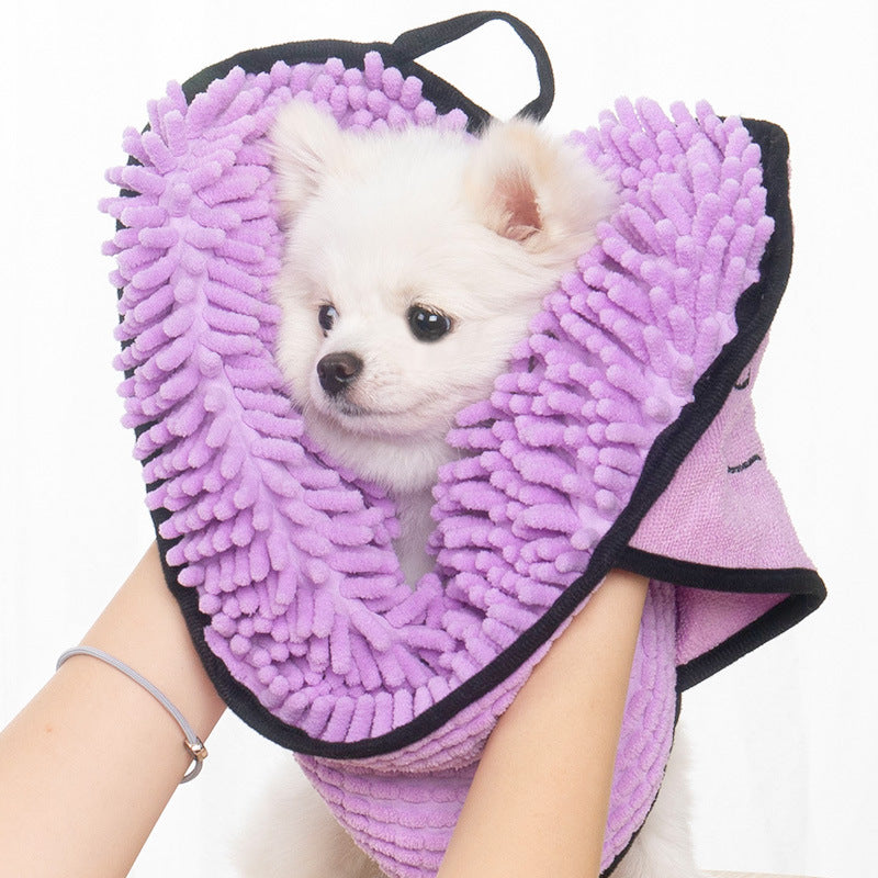 Super Absorbent Pet Bath Towel – Quick-Drying Microfiber for Dogs & Cats