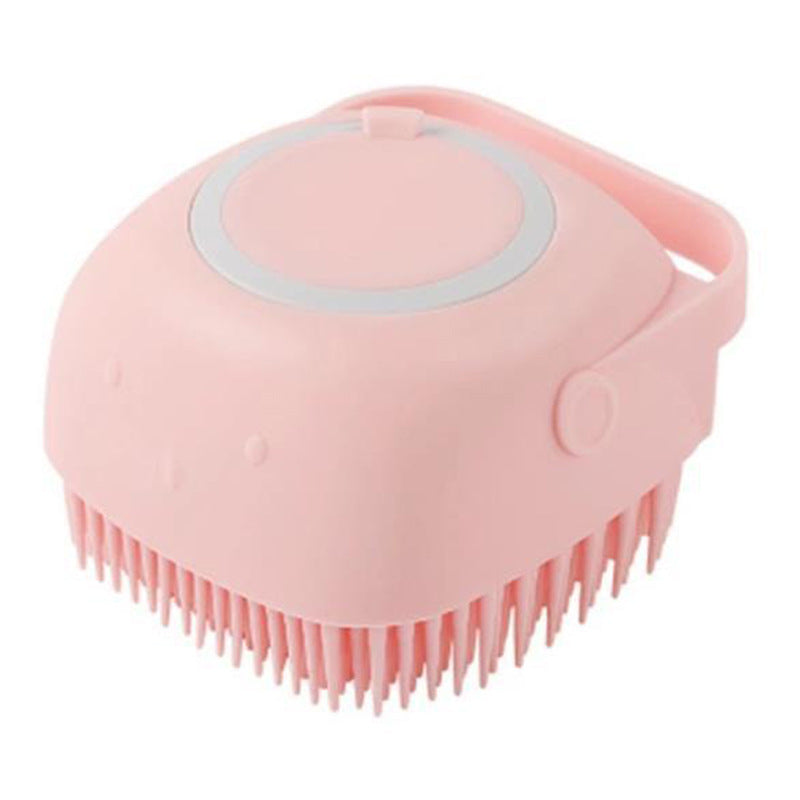 Silicone Dog Bath Brush – Gentle Cleaning & Massage for Pets