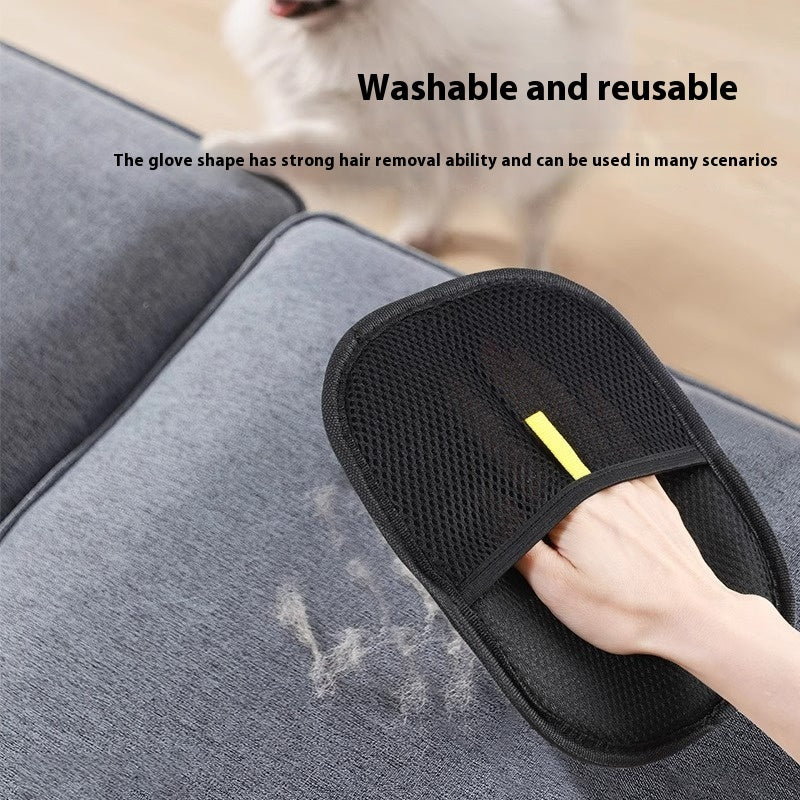 Pet Hair Remover Glove – Gentle Deshedding Mitt for Dogs, Cats & Rabbits