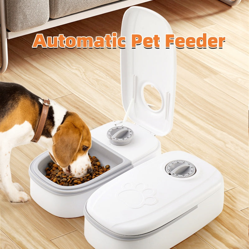 Automatic Smart Pet Feeder – Timer-Controlled Food Dispenser for Cats & Dogs